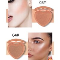 Phấn Má Tông Cam Thời Thượng Kiss Bèauty Sweet Heart Blusher (hàng nhập) (TQ) (nhập xịn)