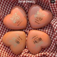 Phấn Má Tông Cam Thời Thượng Kiss Bèauty Sweet Heart Blusher (hàng nhập) (TQ)