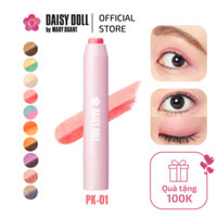 Phấn Mắt 2 Màu Daisy Doll By Mary Quant Nhật Bản Dạng Thỏi Nhanh Gọn, Tiện Lợi, Bền Màu, Không Trôi PK-01 Rose Pink