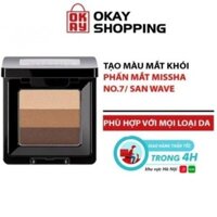 Phấn Mắt 3 màu  Missha Triple Shadow No.7 Sand Wave (hàng chuấn giá tốt)