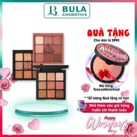 Phấn Mắt 9 Ô Màu 3CE Multi Eye Color Palette, Màu Mắt Nổi Bật Có Nhũ (Full Màu)