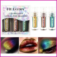 Phấn mắt ba chiều Chameleon Long lanh Nhiều màu Phấn mắt Chameleon Shimmer Trang điểm mắt lâu trôi Cao hontinvn