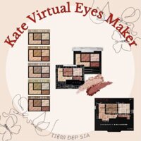 Phấn mắt, bảng phấn mắt Kanebo Kate Virtual Eyes Maker, phấn mắt lì và nhũ 4 ô - TiemDepSia