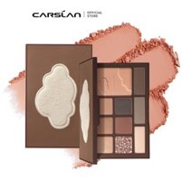 Phấn Mắt Carslan 10 Màu tiện lợi kèm Phấn Má Hồng Bắt Sáng Tạo Khối | PHT MAKEUP