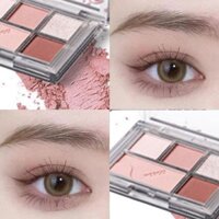 Phấn Mắt Năm Màu Ngọc Trai Matte Earth-Colored Nhiều Màu Phấn Mắt Cho Người Mới Bắt Đầu V2Y2