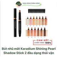 Phấn mắt nhũ KARADIUM Shining Pearl Shadow Stick 2 đầu dạng thỏi vặn