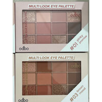 PHẤN MẮT ODBO 12 Ô SIÊU DỄ THƯƠNG THÁI LAN CHÍNH HÃNG