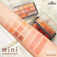 Phấn Mắt Odbo Mini Eyeshadow & Blush OD1045 #02 (6832)