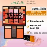 Phấn mắt, tạo khối hai tầng Sivanna Colors Hello Perfect Eyeshadow & Contour HF5016