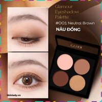 Phấn Mắt Trang Điểm C’Choi Glamour Eyeshadow Palette - Nâu Đồng - Neutral Brown #001