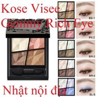 Phấn mắt trang điểm Kose Visee Gemmy Rich Eyes Nhật nội địa 4.3g