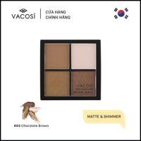 PHẤN MẮT VACOSI (HỘP VUÔNG) - 03 Chocolate Brown