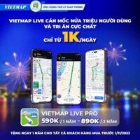 Phần mềm dẫn đường VIETMAP LIVE Pro