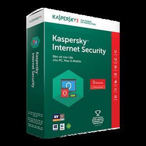Phần mềm diệt virus Kaspersky Antivirus 3PC/1Y