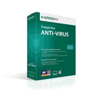 Phần mềm diệt Virus Kaspersky Anti-Virus for 3 user 1 năm có hộp