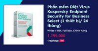 Phần mềm Diệt Virus Kaspersky Endpoint Security for Business Select (1 thiết bị/ 24 tháng) (White - Mới, Full box, Chính hãng)