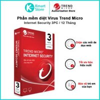 Phần Mềm Diệt Virus Trend Micro Internet Security Bản Quyền 12 Tháng - Hàng chính hãng - 3PC