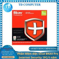Phần Mềm diệt Virut BKAV Pro Internet Security 1PC1 năm - Hàng chính hãng
