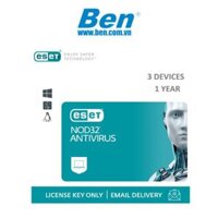 Phần mềm Eset NOD32 Anti-Virus (3 User, 1 Year) (EAV-3U1Y)