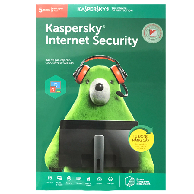 Phần mềm Kaspersky Internet Security KIS5U