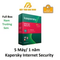 Phần mềm Kaspersky Internet 5PC 1 năm - Hàng chính hãng