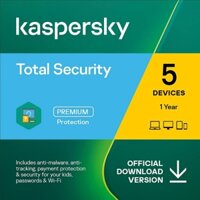 Phần mềm Kaspersky Total Security 1 năm