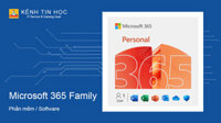 Phần mềm Microsoft 365 Personal (12 tháng, 1 người dùng, 5 thiết bị, 1TB OneDrive)