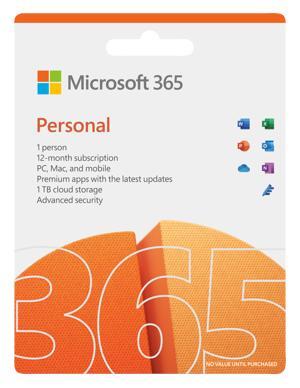 Phần mềm Microsoft Office 365 Personal English APAC EM Subscr 1YR Medialess QQ2-01398