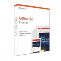 Phần mềm Microsoft Office 365 Home English 1YR P4 (6GQ-00968) – (6 user – 30 thiết bị – Win/Mac)