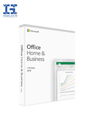 PHẦN MỀM MICROSOFT OFFICE HOME AND BUSINESS 2019 ENGLISH APAC EM MEDIALESS P6_T5D-03302