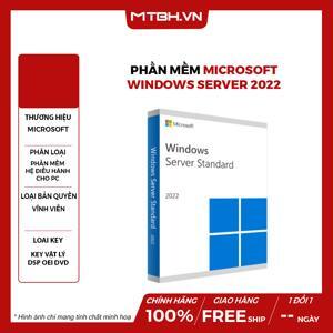 Phần mềm Microsoft Windows Server Standard 2022 64Bit English 1pk DSP OEI DVD _P73-08328