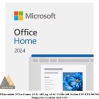 Phần mềm Office Home 2024 All Lng APAC EM Retail Online ESD EP2-06796 - Dịch vụ cài Office dùng cho cá nhân vĩnh viễn Key ESD gửi mail 1 key 1 máy