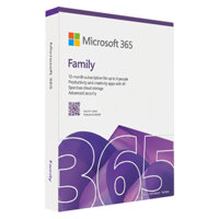 Phần mềm Office Microsoft 365 Family EP2-36878 (6 người/ 5 thiết bị/ người/ 12 tháng)