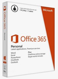 Phần mềm Office Personal 365 32/64bit SuBScr 1YR AP AC EM Medialess (QQ2-00570)