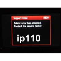 Phần mềm reset Canon IP110, Key reset tràn bộ đếm máy in Canon IP110 báo lỗi 5B00,1700