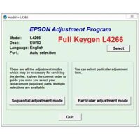 Phần mềm Reset Epson L4266, Key reset máy in epson tràn bộ nhớ Epson L4266
