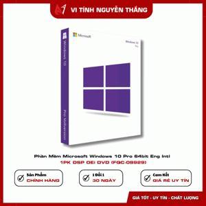 Phần mềm Win Pro 10 64Bit Eng Intl 1pk DSP OEI DVD (FQC-08929)