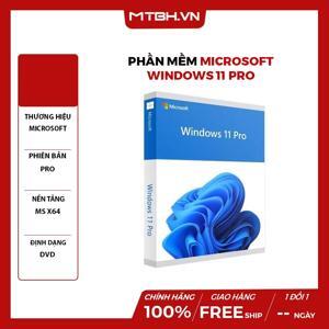 Phần mềm Windows 11 Pro 64-bit OEM (FQC-10528 Win Pro 11 x64 Eng Intl 1pk DSP OEI DVD)