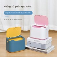 Phân mèo thùng rác nhỏ mini có nắp chống lật xẻng mùi hiện vật đi vệ sinh nhặt túi cưng