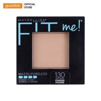 Phấn Mịn Lì Tự Nhiên MAYBELLINE Fit Me Matte + Poreless Tông 130 Buff Beige Cho Da Sáng 8,5Gr