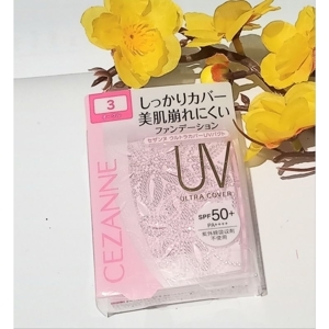 Phấn nền Cezanne Ultra Cover UV Foundation II tông màu 1 11g