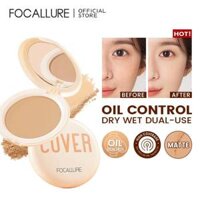 Phấn nền dạng nén chất lì FOCALLURE bổ sung vitamin C