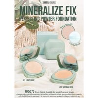 Phấn nền khoáng dành cho da mụn Sivanna Colors MINERALIZE FIX PERFECTING POWDER FOUNDATION HF5075