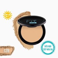 Phấn Nền Kiềm Dầu Chống Nắng 12H SPF28 PA Mịn Lì Lâu Trôi Fit Me Maybelline New York Compact Powder 6g - 128 Warm nude