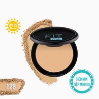 Phấn Nền Kiềm Dầu Chống Nắng 12H SPF28 PA Mịn Lì Lâu Trôi Fit Me Maybelline New York Compact Powder 6g - 128 Warm nude
