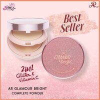 Phấn Nền Phấn phủ  2 Tầng AR Glamour Bright Complete Powder Nội Địa Thái