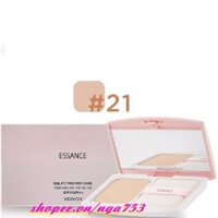 Phấn Nền Số 21 Tông Da Tự Nhiên Essance Siêu Mịn Lâu Trôi Veil Fit Two Way Cake Chính Hãng.