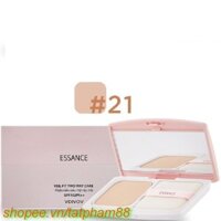 Phấn Nền Số 21 Tông Da Tự Nhiên Essance Siêu Mịn Lâu Trôi Veil Fit Two Way Cake Chính Hãng.