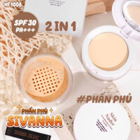 Phấn Nền và Phấn Phủ dạng bột 2in1 SIVANNA COLORS Skin Nuder Translucents Loose Powder HF1008
