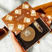 Phấn Nước Bb Che Khuyết Điểm 3 Màu Kèm Son Kem Mansly Nội Địa Trung